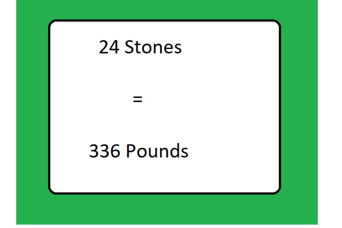 24 Stones In Pounds   Stones 